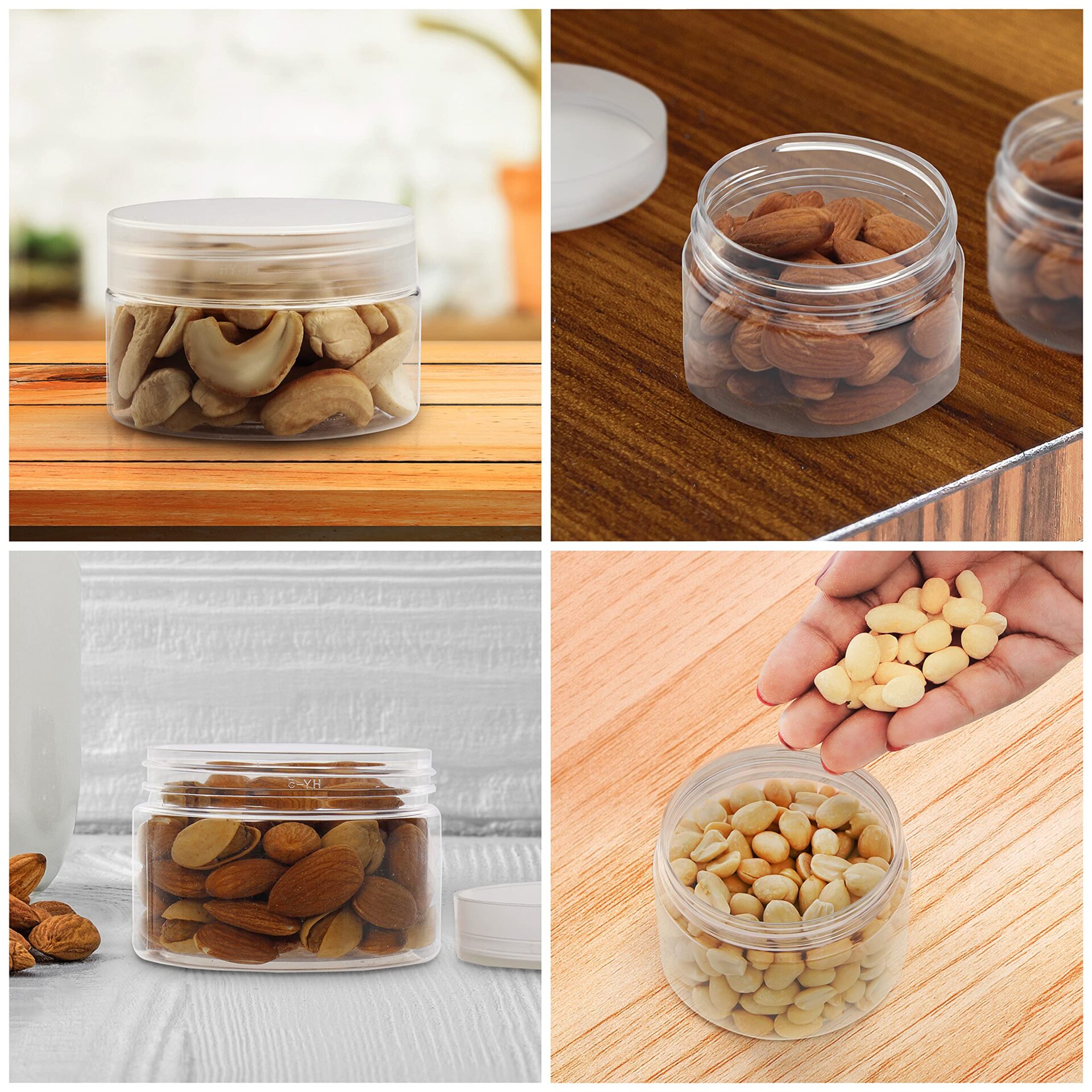 Piękny przezroczysty pusty pojemnik kosmetyczny (zestaw 12 sztuk) - 15 - obrazek 3