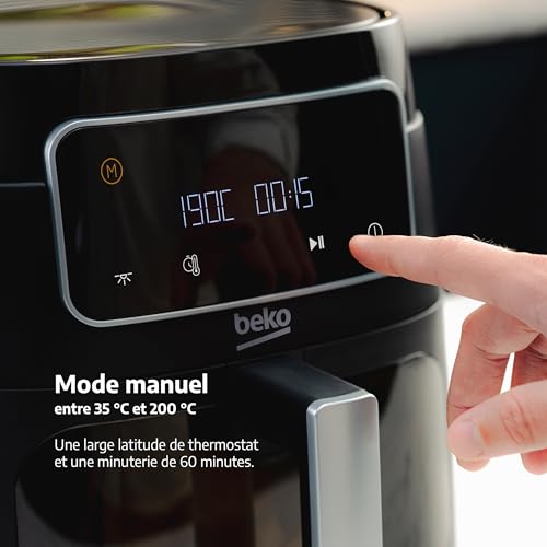 BEKO FRL3374B cyfrowa frytkownica powietrzna, moc 1750 W, 9 automatycz - obrazek 6