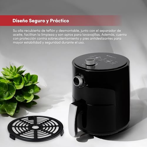 Z SwissHome Frytkownica powietrzna PETIT 2,5 l 1200 W - Temperatura 80 - obrazek 5