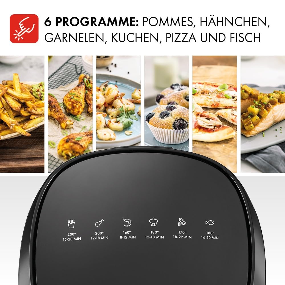 ZWILLING Air Fryer frytkownica na gorące powietrze, 4 l, 6 programów, - obrazek 5
