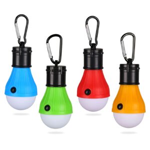 Yizhet Lampa kempingowa, 4 x lampa kempingowa Led, latarnia zestaw żar