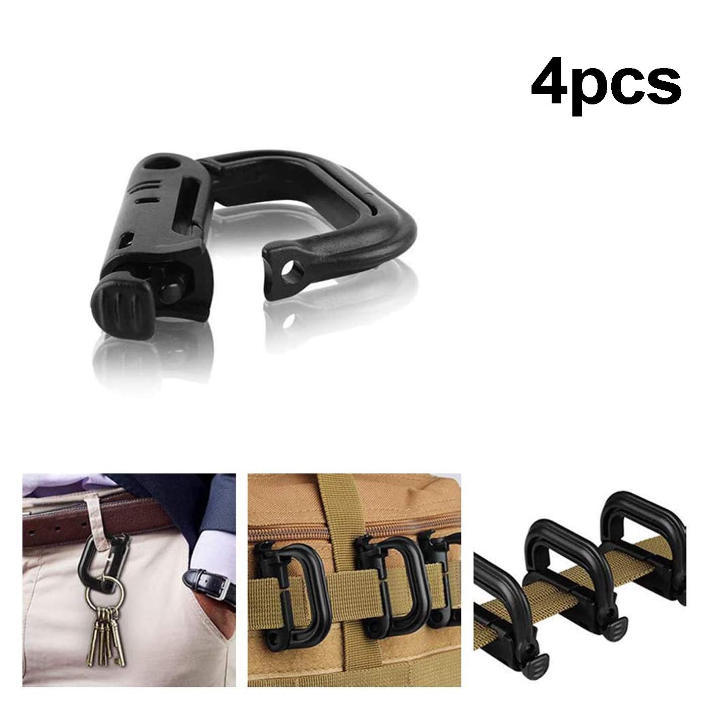 Zuzer Molle 33 sztuki akcesoriów do plecaków taktycznych - wielofunkcyjne dodatki - obrazek 3