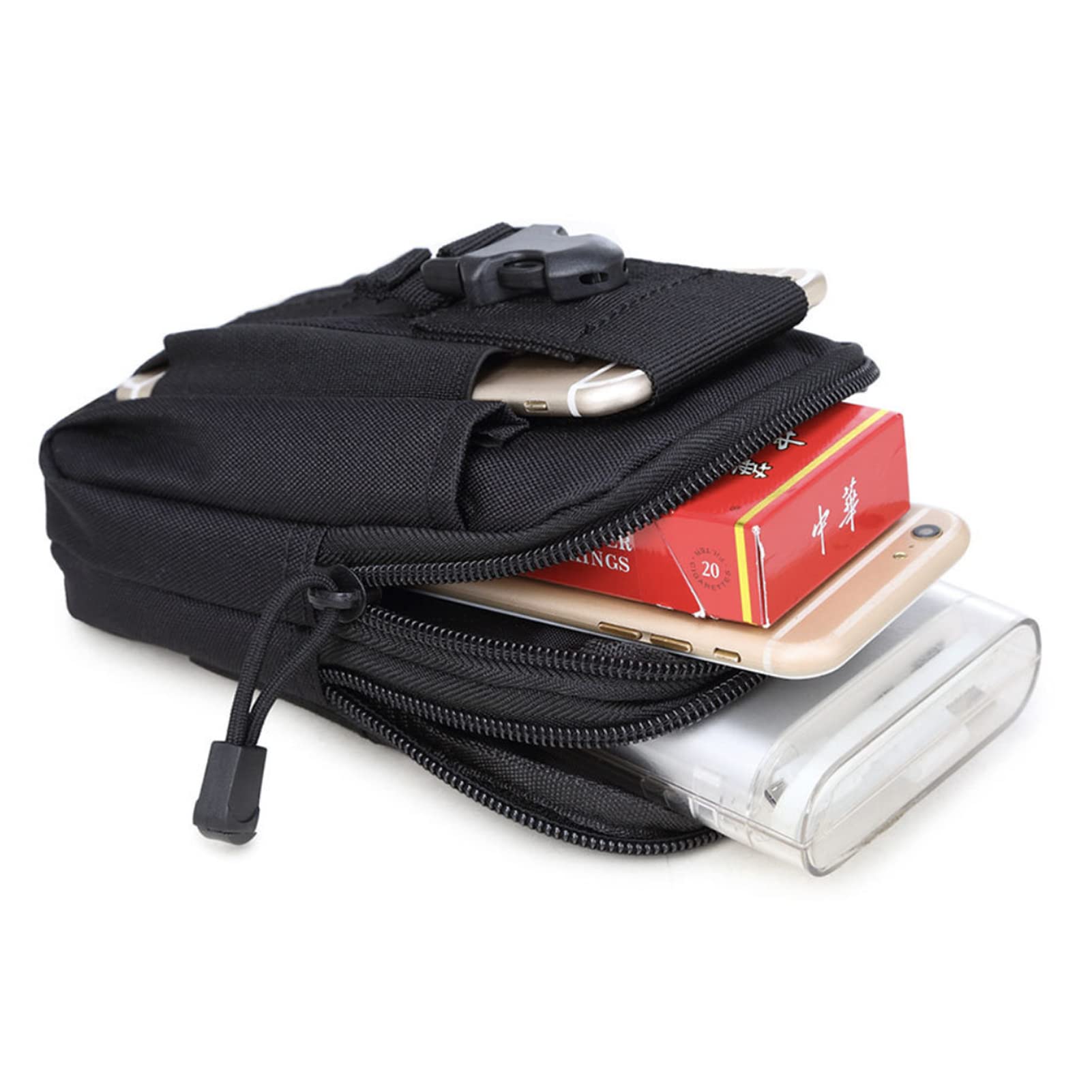 ZhaoCo Taktyczna torba Molle, kompaktowa torba na pasek, wojskowa armi - obrazek 5