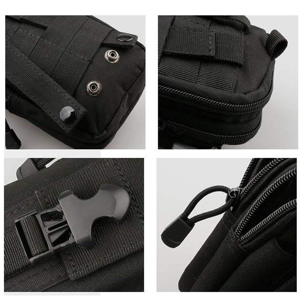 ZhaoCo Taktyczna torba Molle, kompaktowa torba na pasek, wojskowa armi - obrazek 6