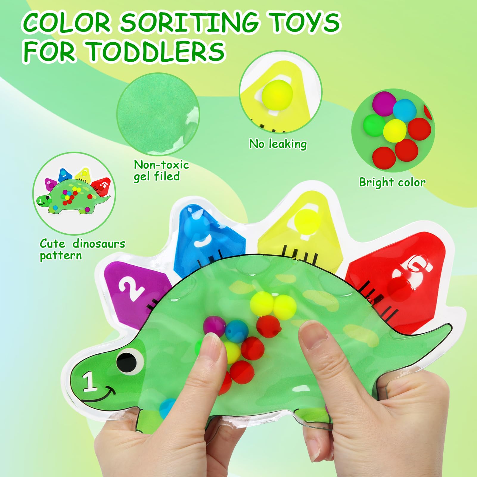 JoyLife Zabawka sensoryczna do wyciskania i ugniatania, do sortowania - obrazek 7