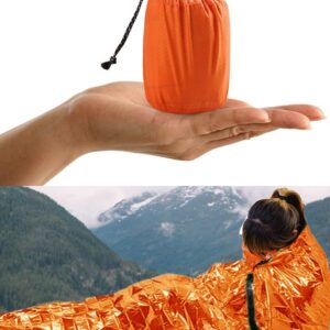 HONYAO Śpiwór ratunkowy, torba ratunkowa Bivvy Koc ratunkowy wielokrot