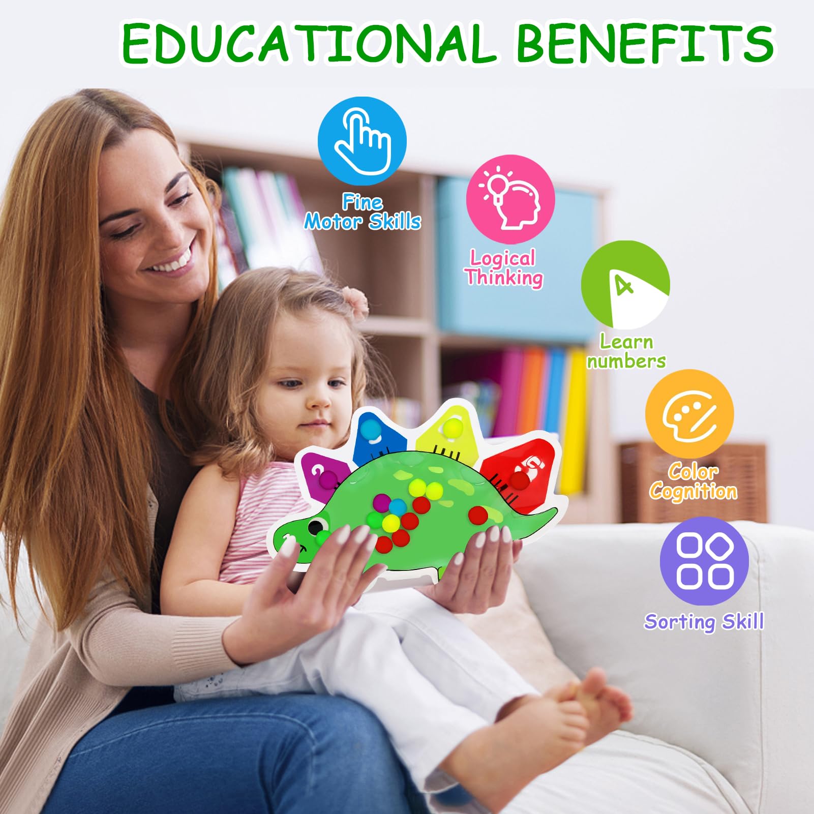 JoyLife Zabawka sensoryczna do wyciskania i ugniatania, do sortowania - obrazek 4