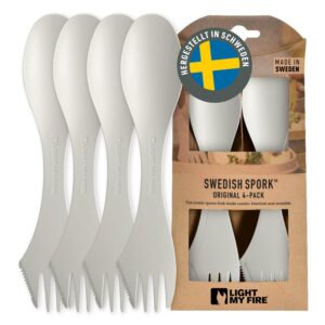 Light My Fire Spork Original Göffel zestaw 4 sztuk sztućców kempingowy