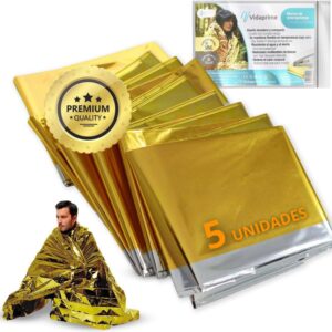 Koc termiczny Vidaprime X5 210x160 cm - Awaryjny Koc Survivalowy