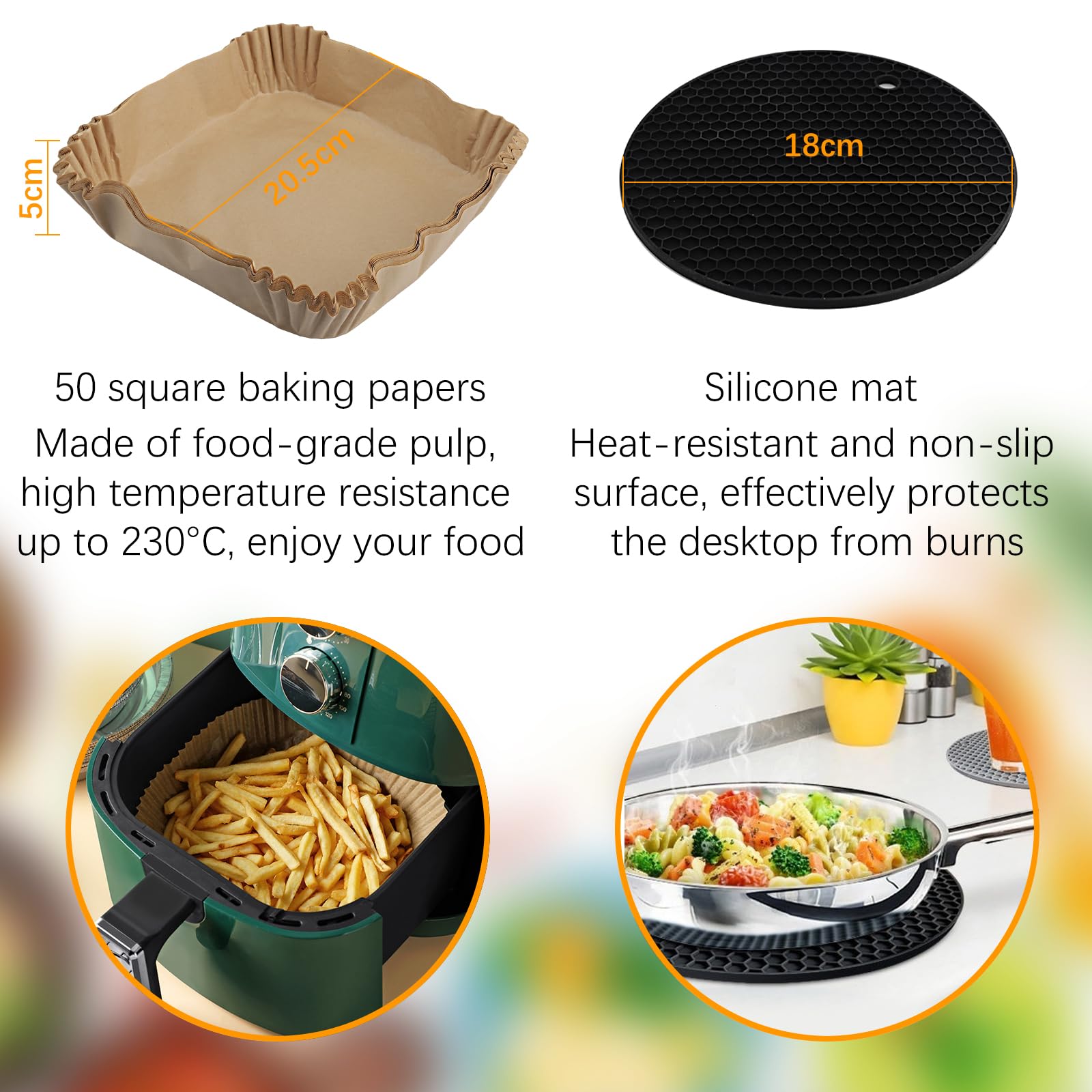 Zestaw 9 Akcesoriów do Airfryera - Must-Have dla Kuchni! - obrazek 3