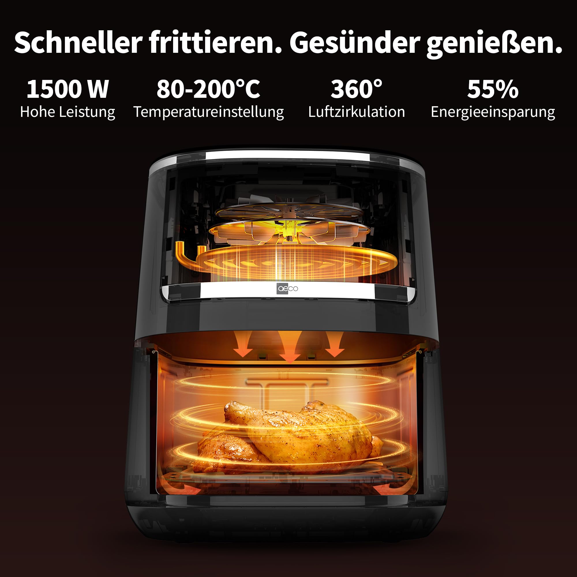Frytkownica aeco COMPACT: Stwórz Zdrowe i Pyszne Potrawy - obrazek 4