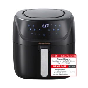 Russell Hobbs Frytkownica beztłuszczowa XXL 8L [7 funkcji gotowania, 1