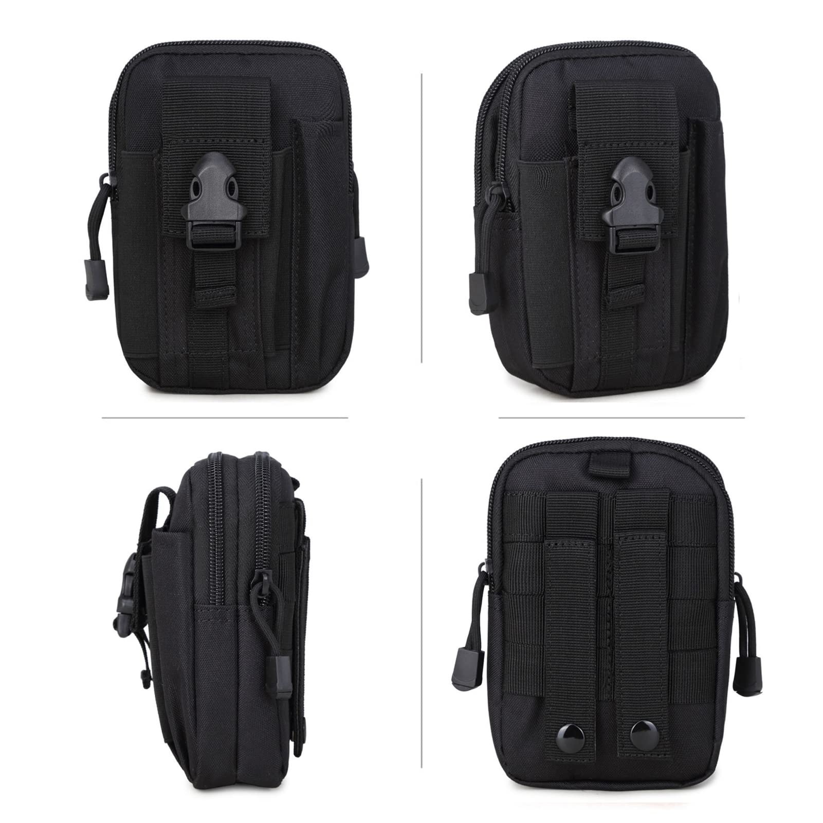 ZhaoCo Taktyczna torba Molle, kompaktowa torba na pasek, wojskowa armi - obrazek 7