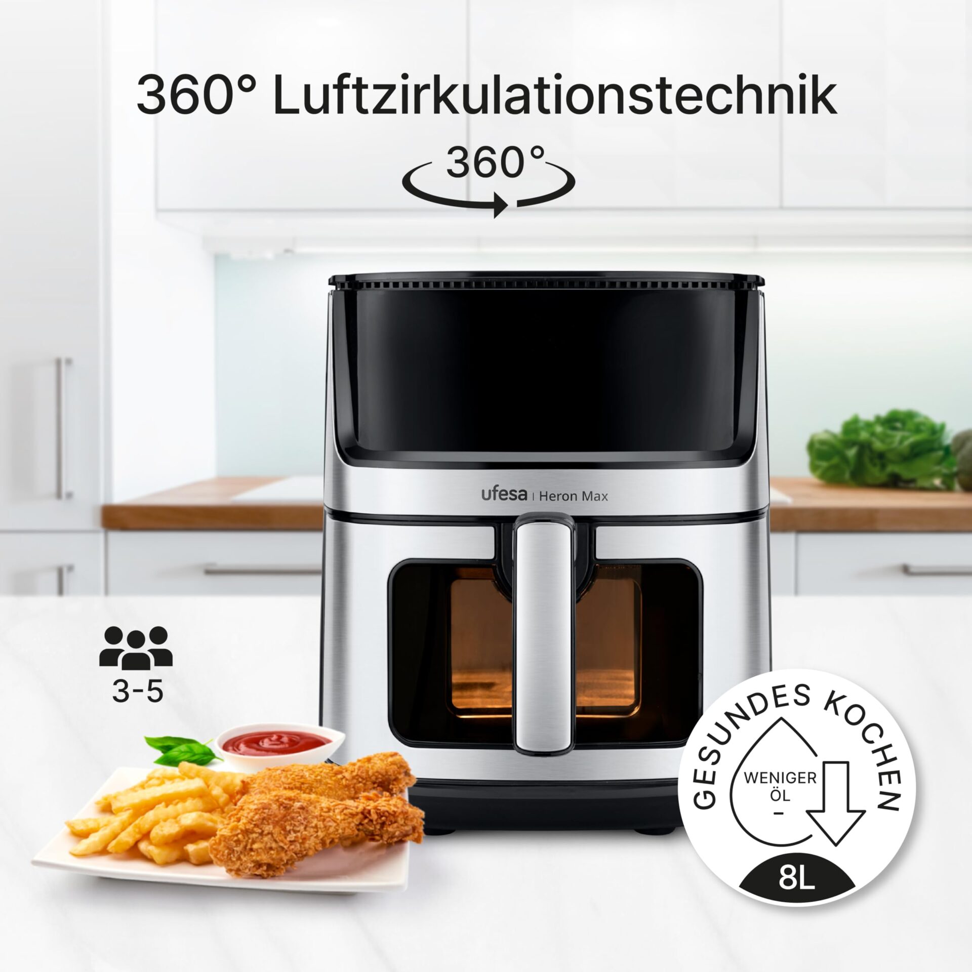 Frytkownica Ufesa Heron Max: Najlepsza i Niezawodna 8L! - obrazek 2