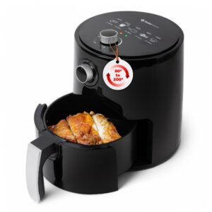 Z SwissHome Frytkownica powietrzna PETIT 2,5 l 1200 W - Temperatura 80