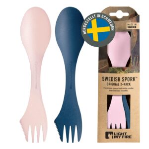 Light My Fire Spork Original 2-pak 3w1 - Wielofunkcyjne Przybory Kempingowe