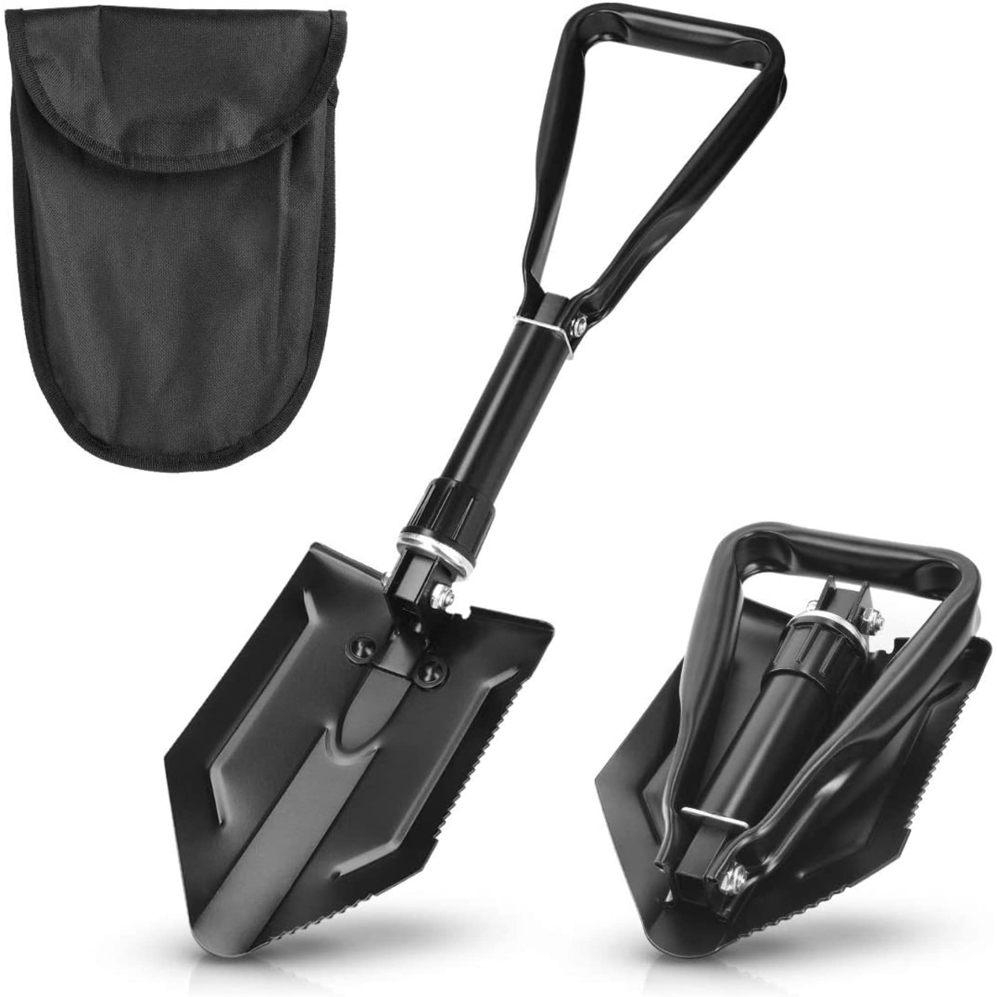 Navaris Składana łopata ratunkowa, kompaktowa, wielofunkcyjna, składan - obrazek 2