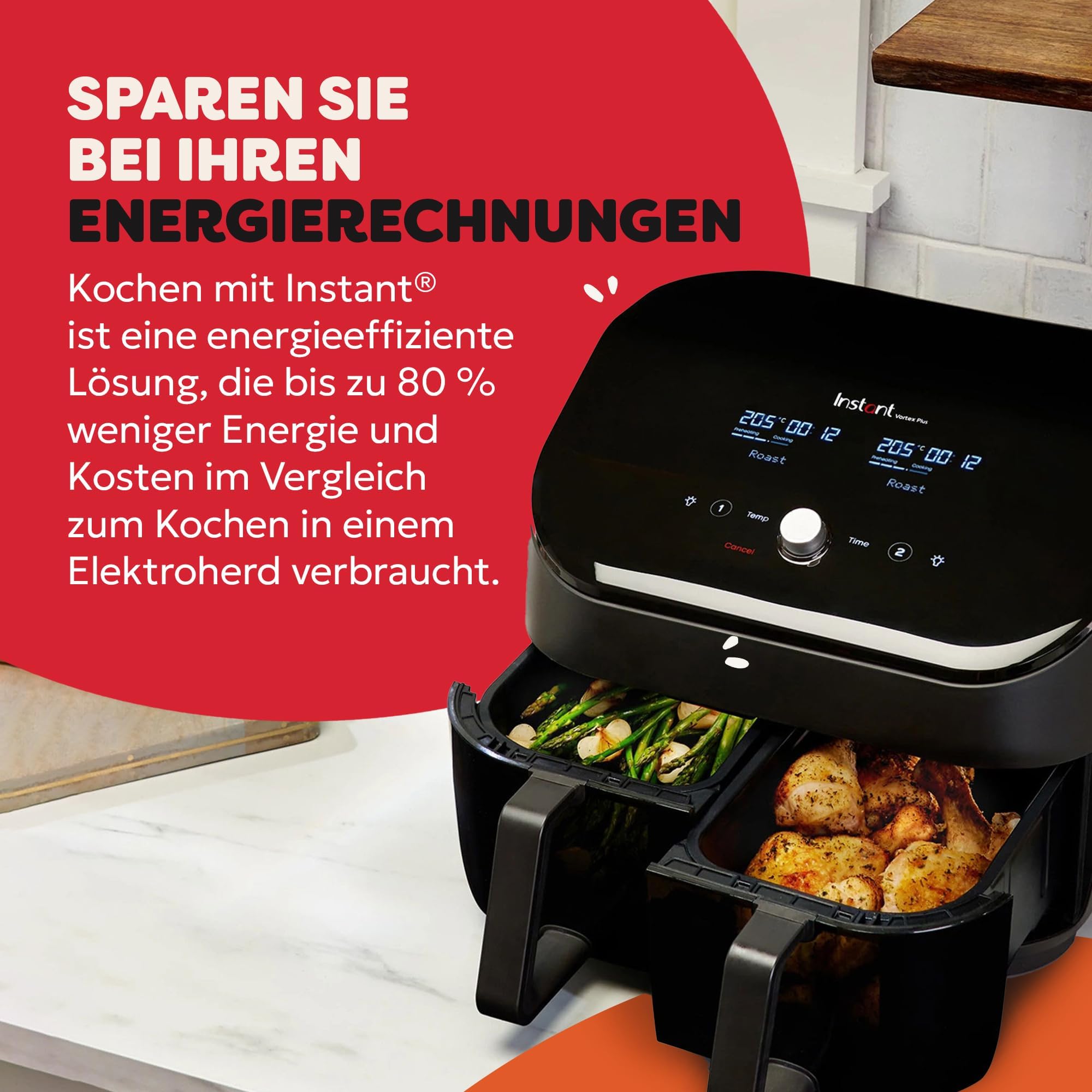 Instant Pot Vortex Plus Frytkownica Beztłuszczowa, Szary, 7.6L - obrazek 5