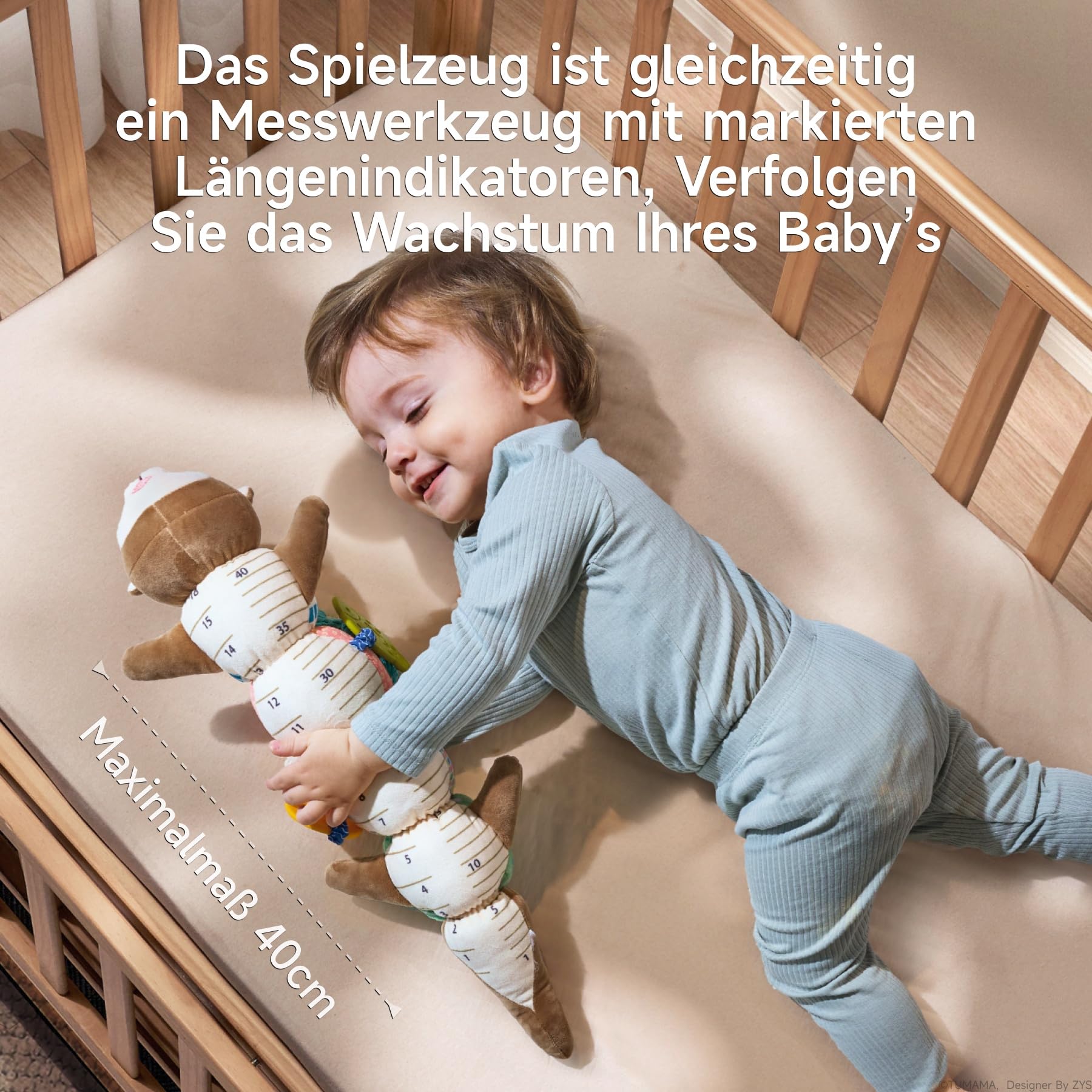 TUMAMA Wydra zabawka dla dziecka - towarzysz do przytulania - wieloryb - obrazek 5