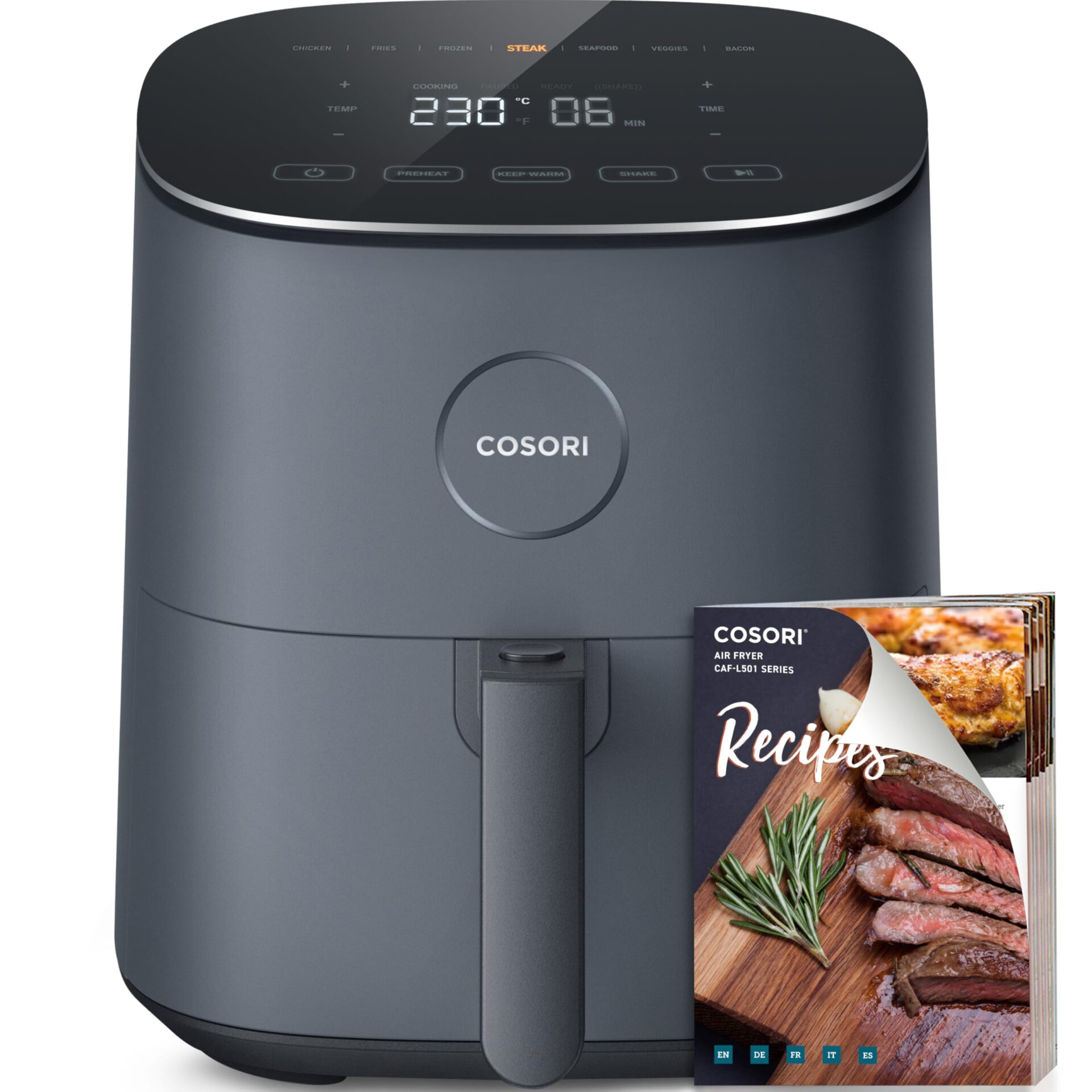 Cosori Caf-L501-Keu Frytkownica, Czarny, 4,7 l