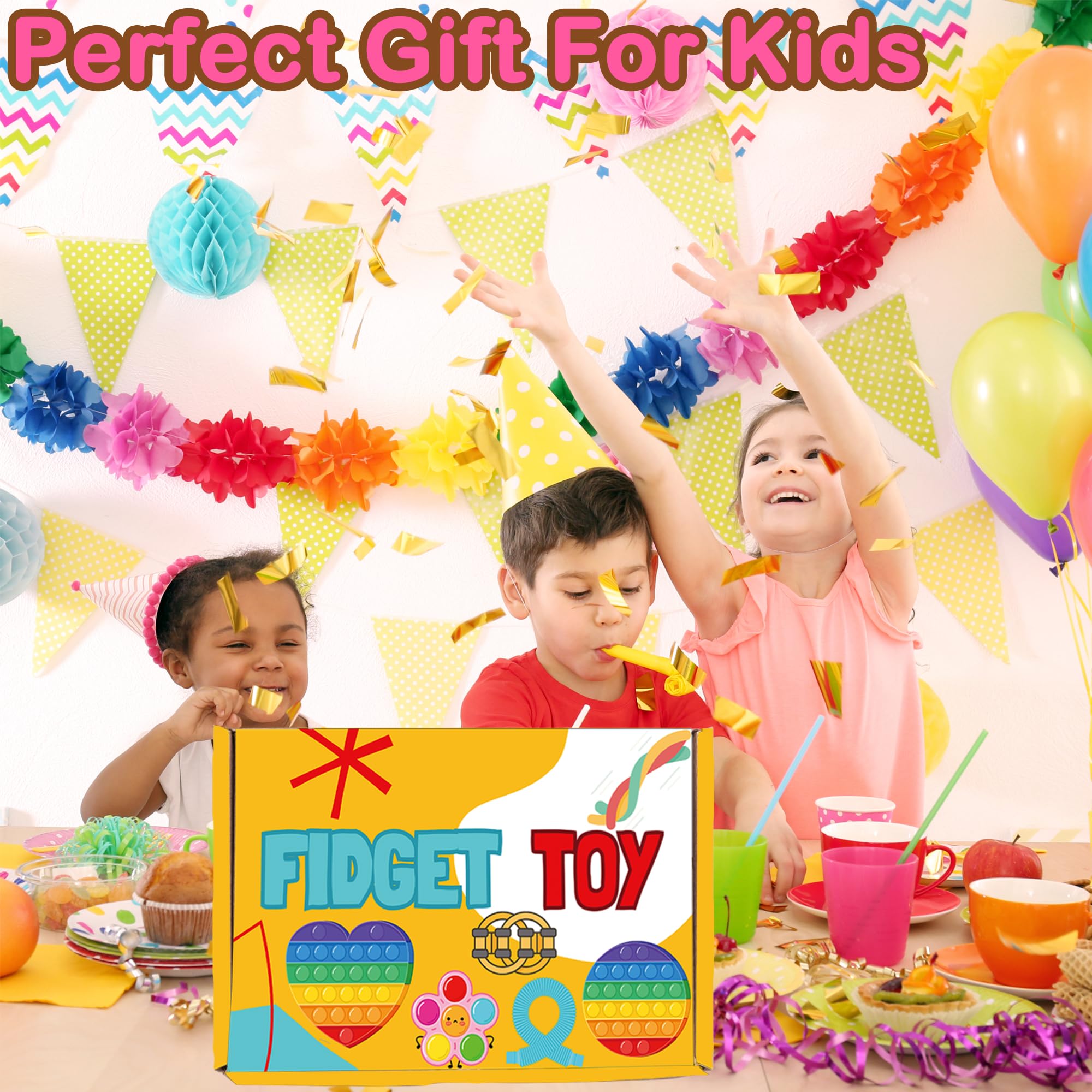 Zestaw Zabawek Antystresowych Chennyfun 50 el. dla Dzieci z ADHD i Lękiem - obrazek 2