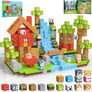 Klocki Magnetyczne 100 PCS 2CM, 3+ Zabawki sensoryczne STEM Montessori