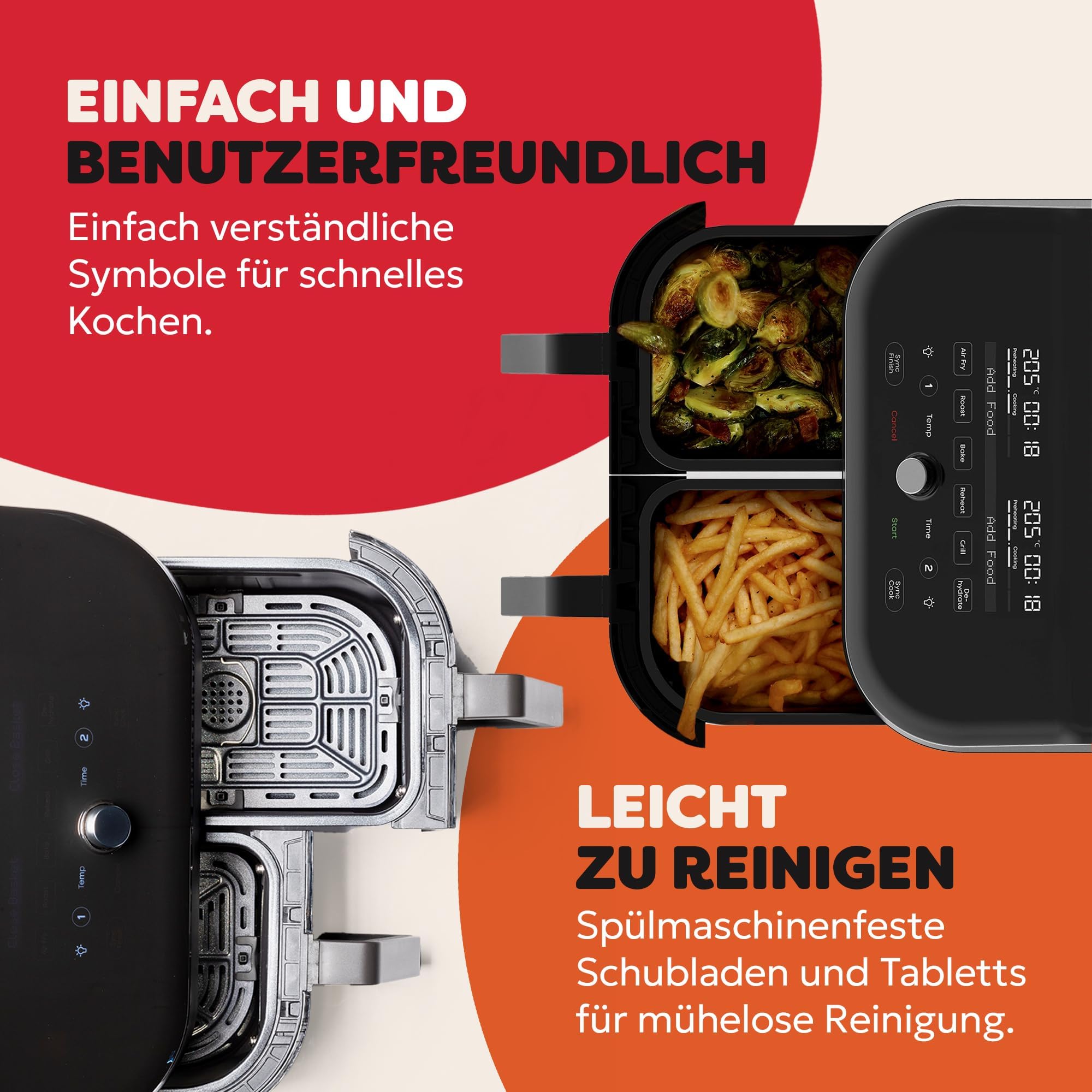 Instant Pot Vortex Plus Frytkownica Beztłuszczowa, Szary, 7.6L - obrazek 6