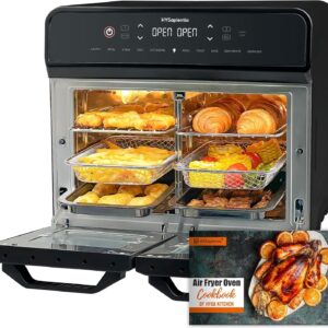 HYSapientia 22 l frytkownica na gorące powietrze, 2 komory, XXL, mini