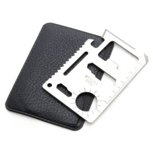 Ganzoo Narzędzie wielofunkcyjne w formacie karty kredytowej ze stali n