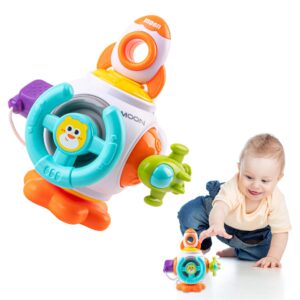 GIBOHOM Kostka Motoryczna 6 w 1 - Zabawka Sensoryczna Montessori dla Dzieci