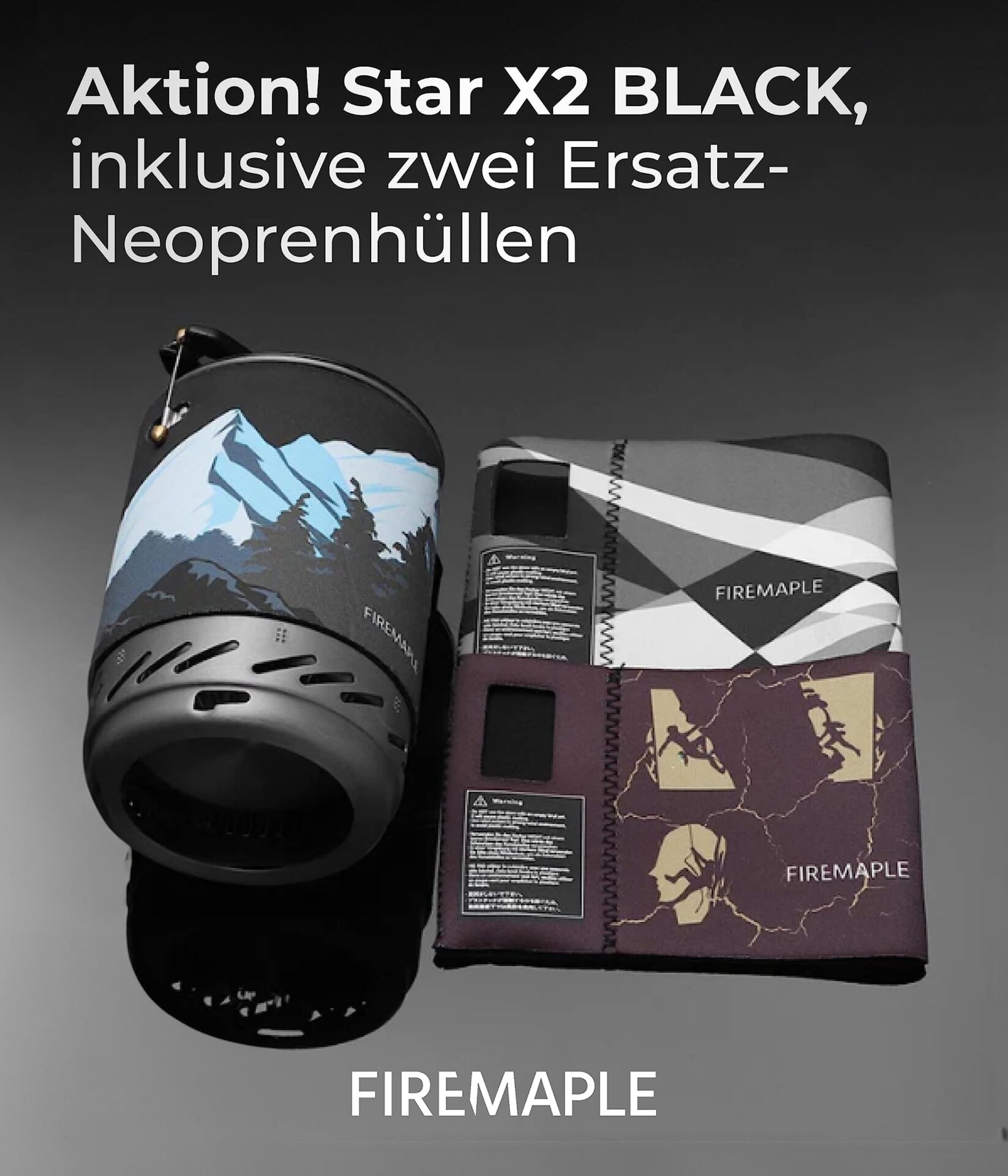 Fire-Maple STAR zewnętrzna kuchnia kempingowa, mała do kartridży gazow - obrazek 3