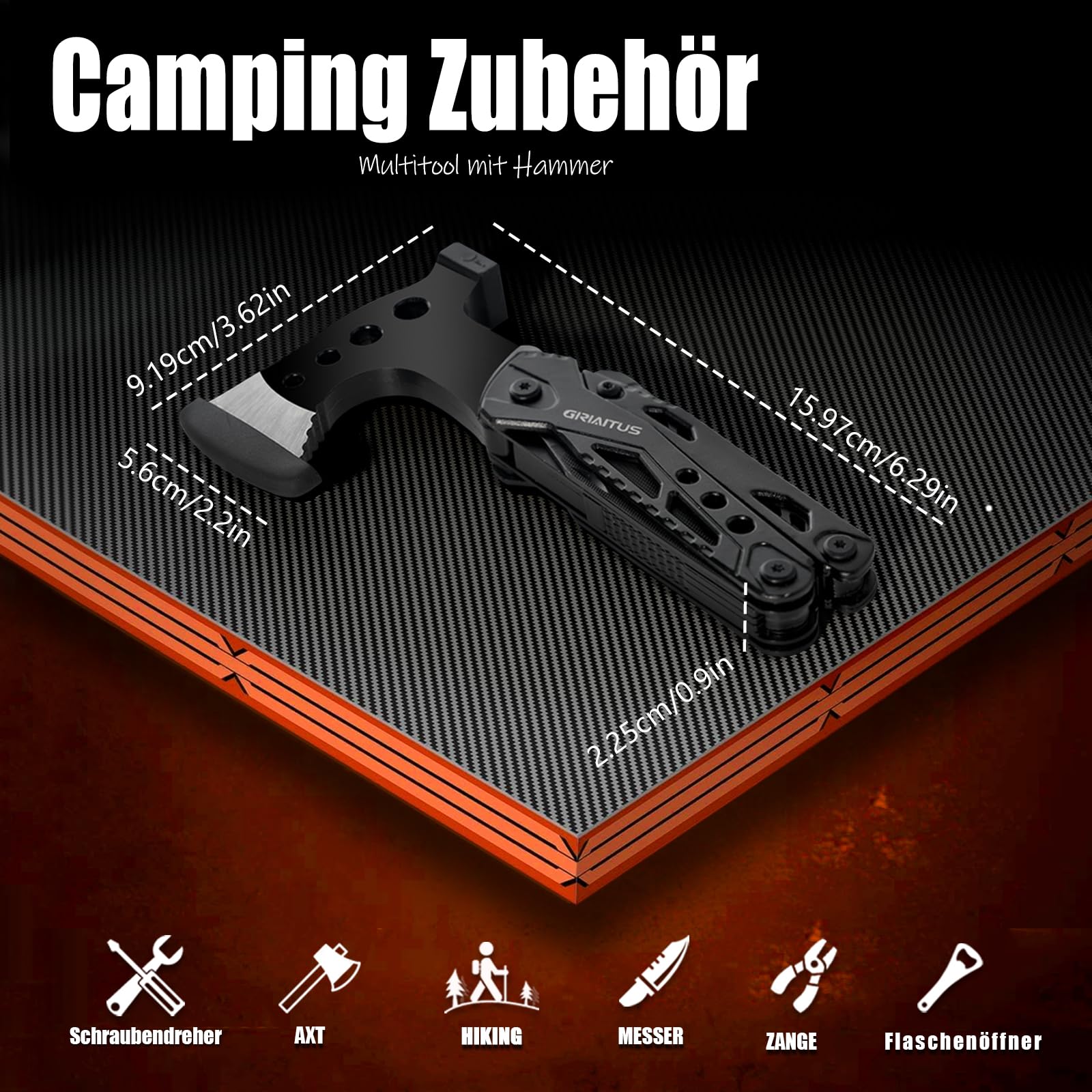 Akcesoria wielofunkcyjne, kempingowe, prezenty dla mężczyzn, taty, 16 - obrazek 6