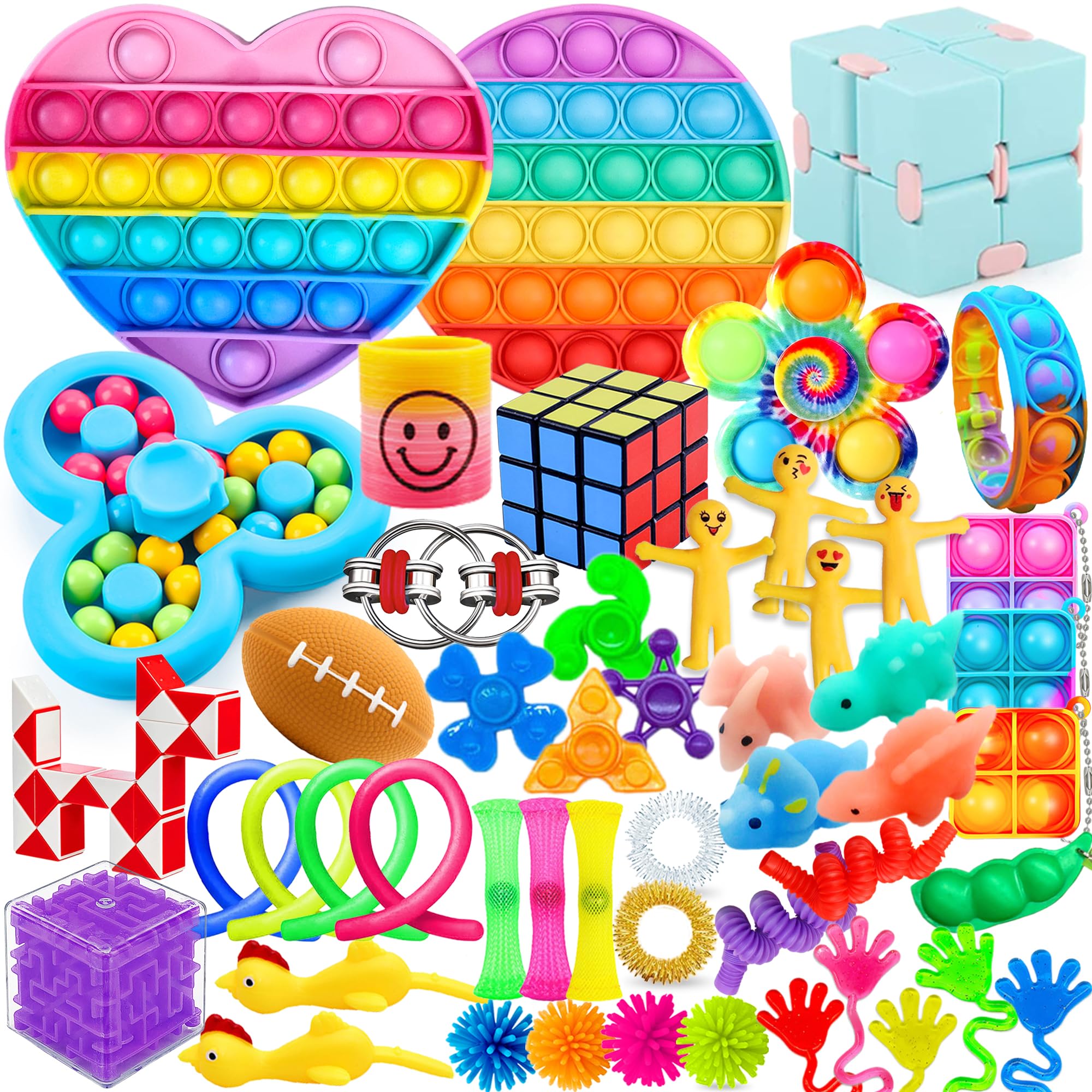 Zestaw Zabawek Antystresowych Chennyfun 50 el. dla Dzieci z ADHD i Lękiem