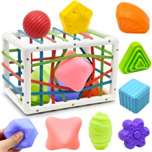 Zabawki Montessori dla 1-rocznych,Baby Brain Sensory Colorful Shape So