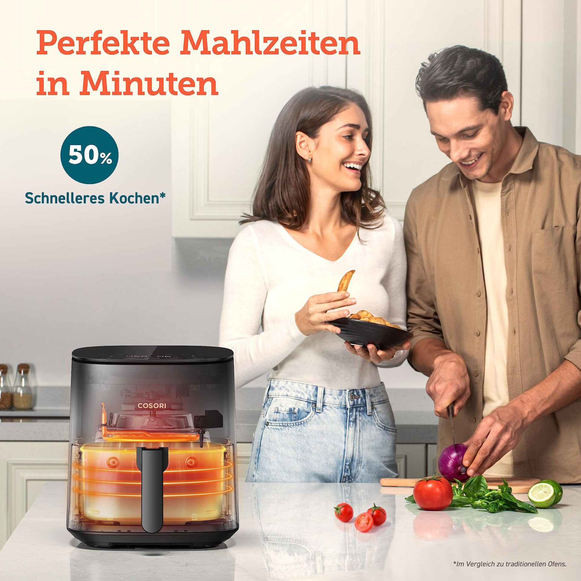 Cosori Caf-L501-Keu Frytkownica, Czarny, 4,7 l - obrazek 6