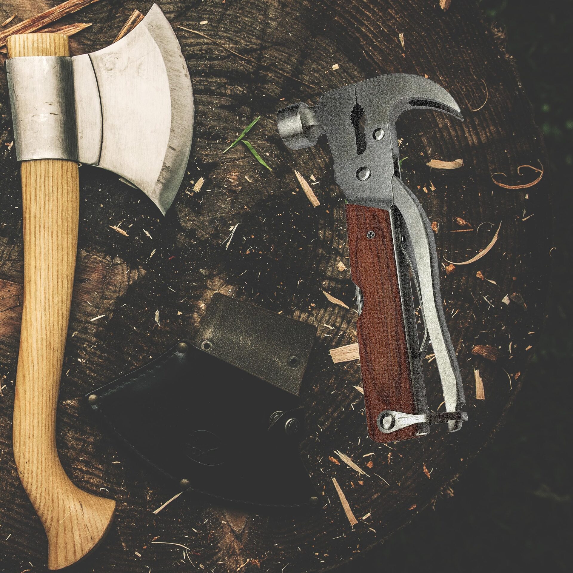 Retoo Młotek wielofunkcyjny 8 w 1, Wielofunkcyjny Multitool z szczypca - obrazek 8