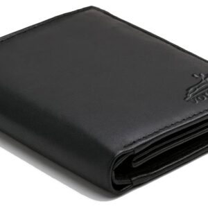 Fa.Volmer® Aksamitnie miękki portfel męski z prawdziwej skóry jagnięce