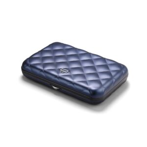 Ögon Smart Wallets - Aluminiowy portfel Quilted Button - Kobiety - Etu
