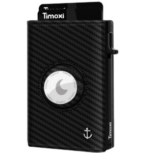 Portfel Airtag z przegródką na monety, etui na karty kredytowe męskie