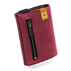 GUGGIARI® Portfel RFID na karty, notatki, monety z paskiem - miękki po