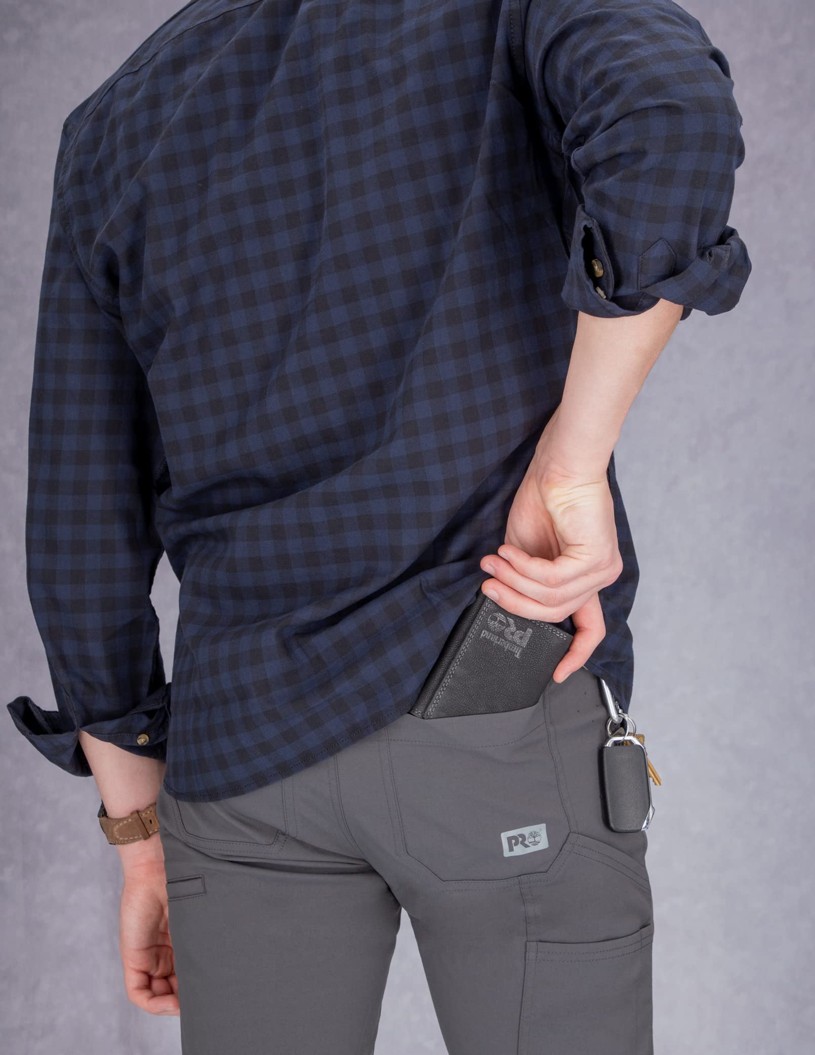 Skórzany portfel Timberland PRO: Ekskluzywny i bezpieczny - obrazek 2