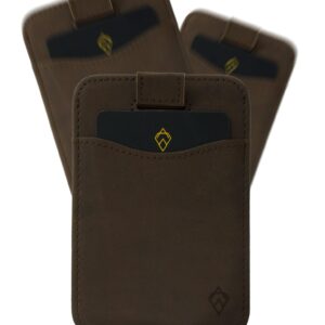 Portfel - wąski i minimalistyczny męski portfel na karty - blokowanie