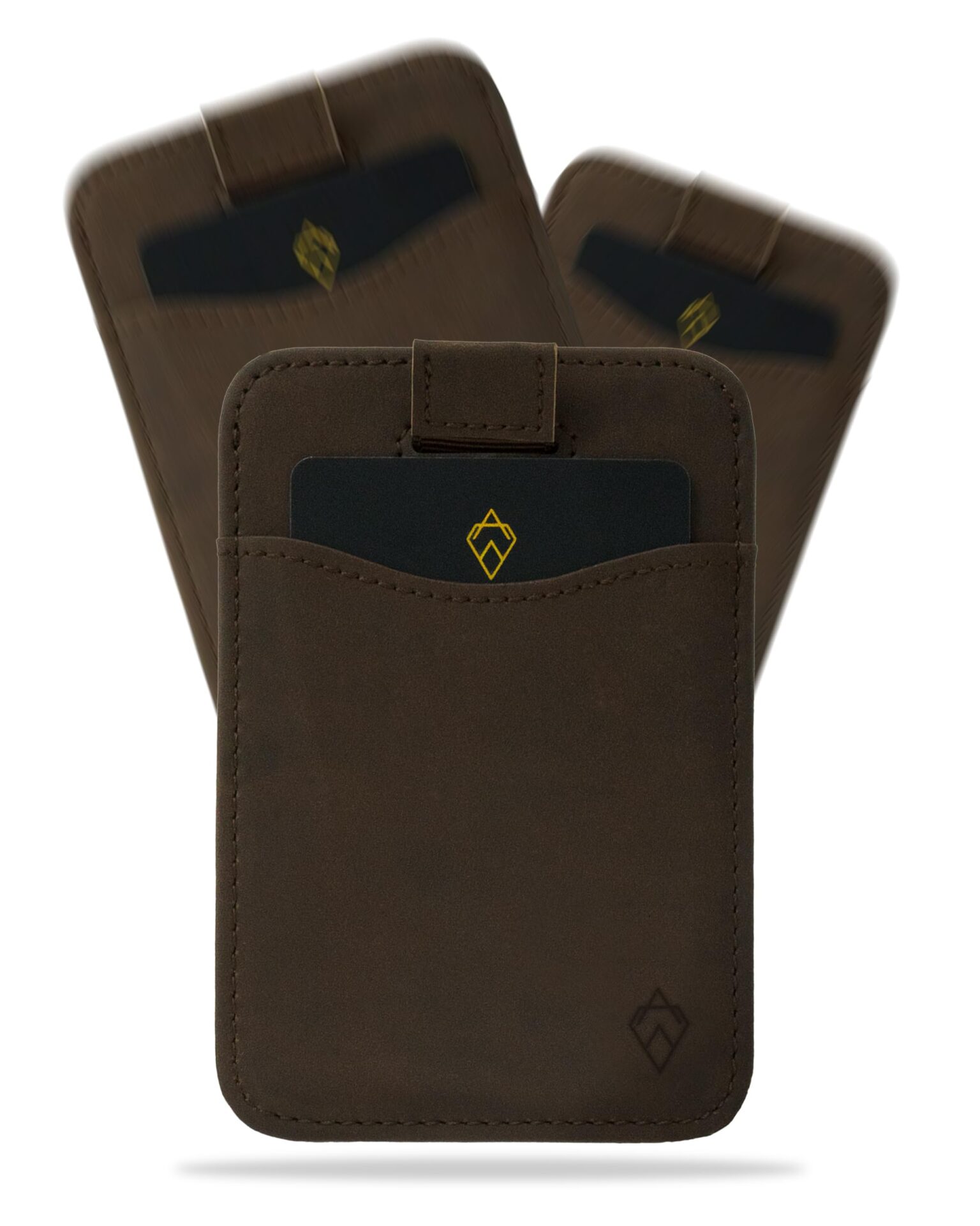 Portfel - wąski i minimalistyczny męski portfel na karty - blokowanie