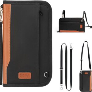 Portfel podróżny, rodzinny uchwyt na paszport, akcesoria podróżne blok