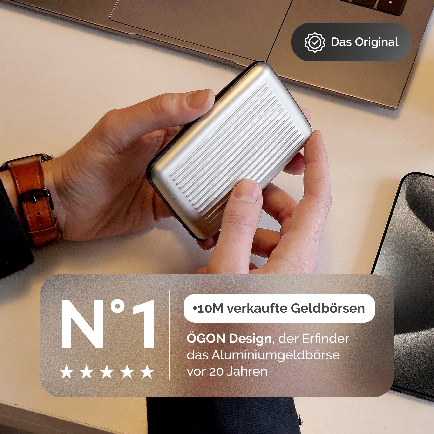 Aluminiowe etui na karty z metalowym zamkiem, ochrona RFID przed oszus - obrazek 6