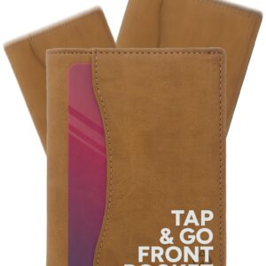 RFID Blokkerende Bifold Kaart Portemonnee met Trek Tab en Geschenkdoos
