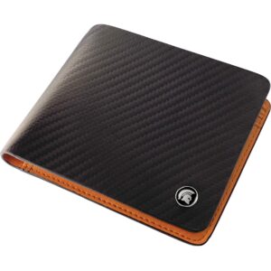 Powr Męski Portfel ze Skóry Naturalnej z Blokadą RFID, Składany etui n