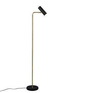 Trio, Lampa podłogowa, Marley 1xGU10, max.5,0 W Korpus: Metal, mosiądz