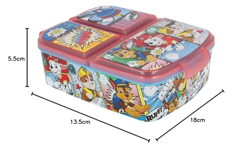 Stor Psi Patrol pojemnik na kanapki z 3 przegródkami dla dzieci - pude - obrazek 2