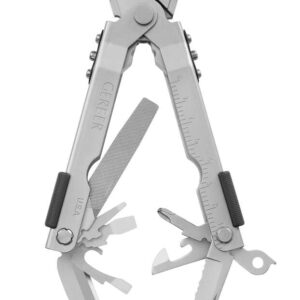 Gerber Multi-Tool z dwoma nożami i skórzaną pochwą, MP600 Full-Size, z
